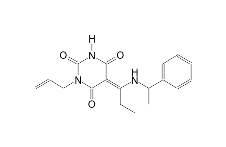 (5E)-1-allyl-5-{1-[(1-phenylethyl)amino]propylidene}-2,4,6(1H,3H,5H)-pyrimidinetrione