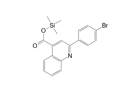 2-(4-Bromophenyl)-4-quinolinecarboxylic acid, tms derivative