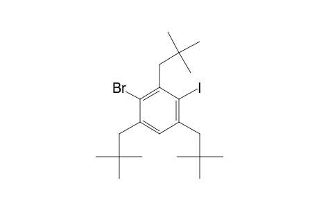 2-Bromo-4-iodo-1,3,5-trineopentyl-benzene