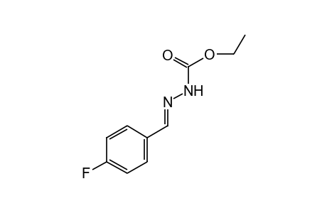 3-(p-fluorobenzylidene)carbazic acid, ethyl ester