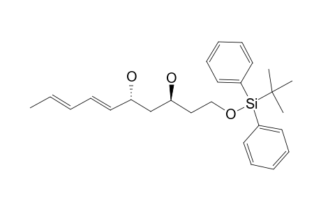 (3S,5R,6E,8E)-1-O-[(TERT.-BUTYL)-DIPHENYLSILYLOXY]-DECA-6,8-DIEN-3,5-DIOL