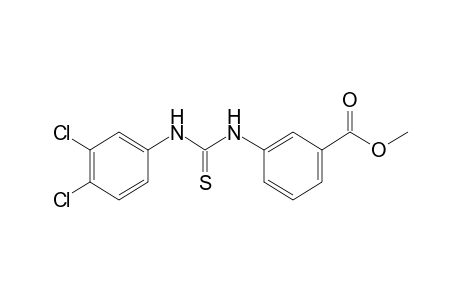 m-[3-(3,4-dichlorophenyl)-2-thioureido]benzoic acid, methyl ester