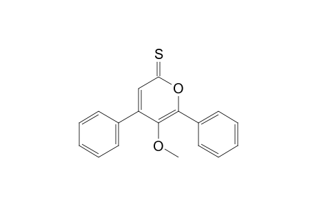 3,5-diphenyl-5-hydroxy-4-methoxythio-2,4-pentadienoic acid, delta-lactone