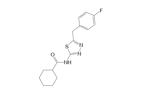 N-[5-(4-Fluorobenzyl)-1,3,4-thiadiazol-2-yl]cyclohexanecarboxamide