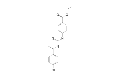 p-[3-(p-chloro-a-methylbenzyl)-2-thioureido]benzoic acid, ethyl ester