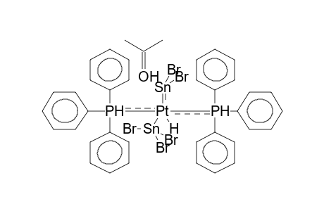 BIS(TRIPHENYLPHOSPHINE)TRIBROMOSTANNYL(ACETONE-DIBROMOTIN)HYDRIDOPLATINA