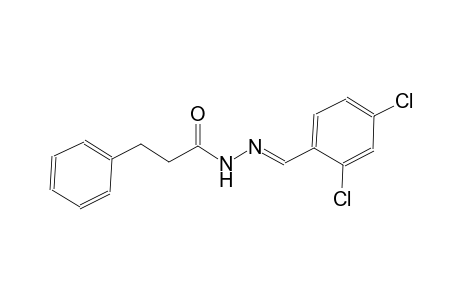 benzenepropanoic acid, 2-[(E)-(2,4-dichlorophenyl)methylidene]hydrazide