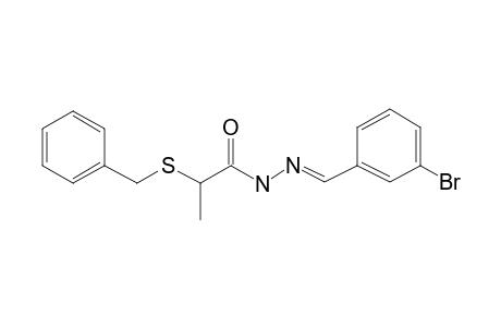 Propiohydrazide, 2-benzylthio-N2-(3-bromobenzylideno)-