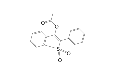 2-phenylbenzo[b]thiophene-3-ol, acetate, 1,1-dioxide