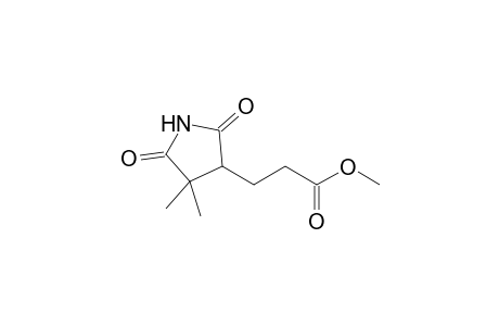 3-(2,5-diketo-4,4-dimethyl-pyrrolidin-3-yl)propionic acid methyl ester