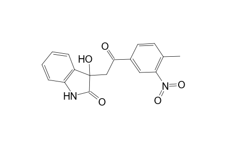 3-Hydroxy-3-[2-(4-methyl-3-nitro-phenyl)-2-oxo-ethyl]-1,3-dihydro-indol-2-one