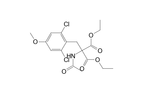 Diethyl 2-acetamido-2-(2,6-dichloro-4-methoxybenzyl)-malonate