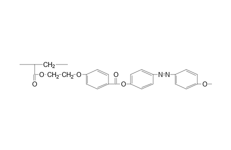 Polyacrylate on the basis of methoxy-1,4-phenyleneazo-1,4-phenyleneoxycarbonyl-1,4-phenyleneoxyethylene acrylate