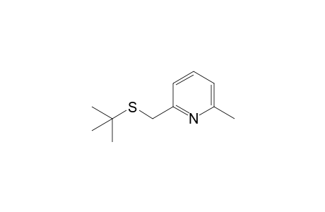 Pyridine, 2-[(tert-butylthio)methyl]-6-methyl-