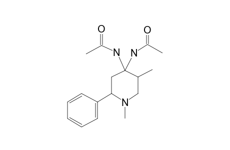 4,4-Diacetamido-1,3-dimethyl-6-phenylpiperidine