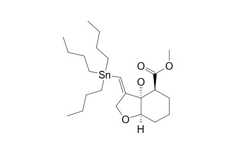 [1S*,2S*.6R*,9E]-9-([TRIBUTYLSTANNYL]-METHYLENE)-1-HYDROXY-2-METHOXY-CARBONYL-7-OXABICYCLO-[4.3.0]-NONANE