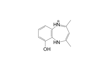 6-Hydroxy-2,4-dimethyl-5H-benzo[b]-[1,4]diazepin-1-ium - Hydrogensulfate