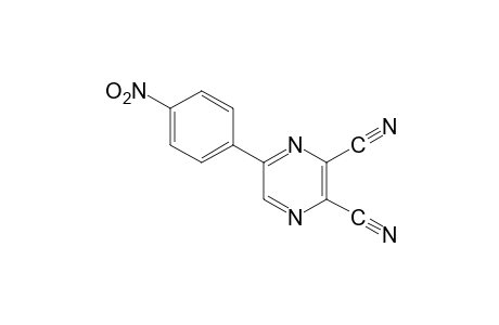5-(p-nitrophenyl)-2,3-pyrazinecarbonitrile