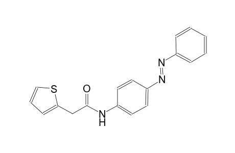 N-{4-[(E)-phenyldiazenyl]phenyl}-2-(2-thienyl)acetamide