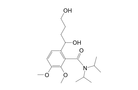 6-(1',4'-dihydroxybutyl)-2,3-dimethoxy-N,N-bis(methylethyl)benzamide