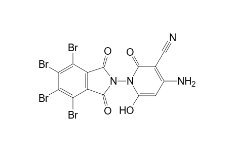 4-amino-6-hydroxy-2-oxo-1-(4,5,6,7-tetrabromo-1,3-dioxoisoindolin-2-yl)-1,2-dihydropyridine-3-carbonitrile