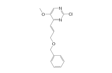 2-Chloranyl-5-methoxy-4-[(E)-3-phenylmethoxyprop-1-enyl]pyrimidine