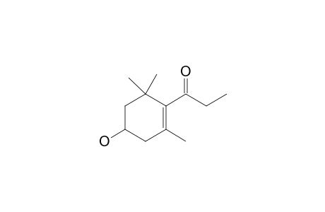 1-(4-hydroxy-2,6,6-trimethyl-1-cyclohexenyl)propan-1-one