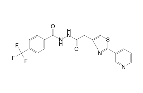 1-{[2-(3-PYRIDYL)-4-THIAZOLYL]ACETYL}-2-(alpha,alpha,alpha-TRIFLUORO-p-TOLUOYL)HYDRAZINE