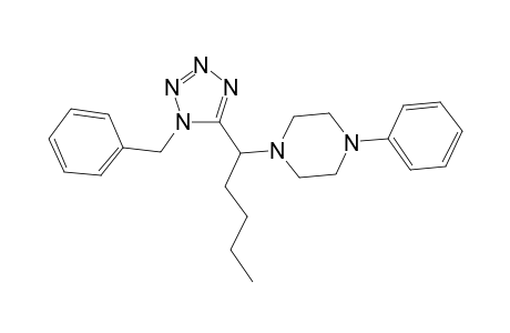 1-[1-(1-Benzyl-1H-tetrazol-5-yl)pentyl]-4-phenylpiperazine