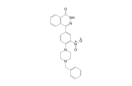 4-[4-(4-benzyl-1-piperazinyl)-3-nitrophenyl]-1(2H)-phthalazinone