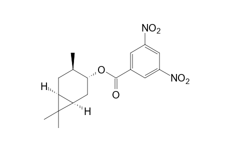 4-Caranol, 3,5-dinitrobenzoate