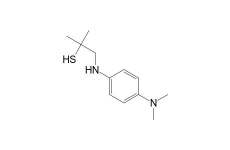 1-[p-(dimethylamino)anilino]-2-methyl-2-propanethiol