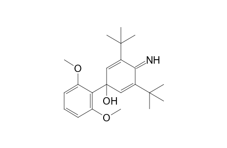 3,5-ditert-butyl-1-(2,6-dimethoxyphenyl)-4-imino-1-cyclohexa-2,5-dienol