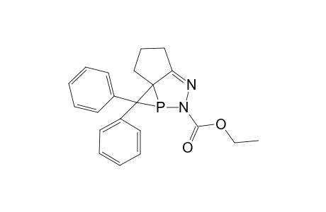 4-ETHOXYLCARBONYL-4,5-DIAZA-2,2-DIPHENYL-3-PHOSPHA-TRICYCLO-[4.3.0.0(1,3)]-NON-5-ENE