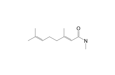 (E,Z)-N,3,7-Trimethyl-2,6-octadienamide