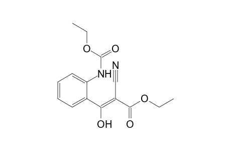 Ethyl [(2-Ethoxycarbonylaminophenyl)hydroxymethylidene]cyanoacetate