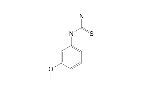 1-(m-methoxyphenyl)-2-thiourea