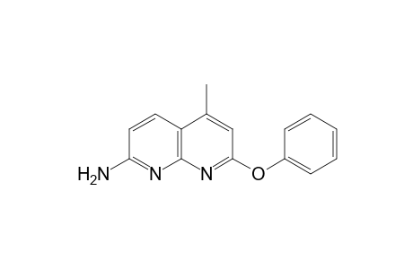 1,8-Naphthyridin-2-amine, 5-methyl-7-phenoxy-