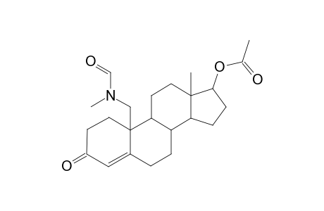 19-[N-Formylmethylamino]-3-oxoandrost-4-en-17-yl acetate