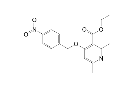 2,6-dimethyl-4-[(p-nitrobenzyl)oxy]nicotinic acid, ethyl ester