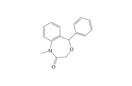 4,1-BENZOXAZEPIN-2/3H/-ONE, 1,5-DI- HYDRO-1-METHYL-5-PHENYL-,