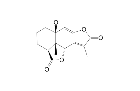 10.beta.-(Hydroxyeremophil)-8(9),7(11)-dien-6.alpha.,15 : 8.alpha.,12-diolide