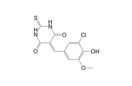 5-(3-chloro-4-hydroxy-5-methoxybenzylidene)-2-thioxodihydro-4,6(1H,5H)-pyrimidinedione