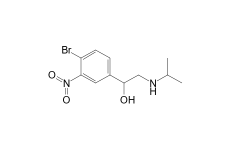 1-(4'-BROMO-3'-NITROPHENYL)-2-ISOPROPYLAMINOETHAN-1-OL