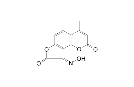 (9E)-4-Methyl-2H-furo[2,3-H]chromene-2,8,9-trione 9-oxime