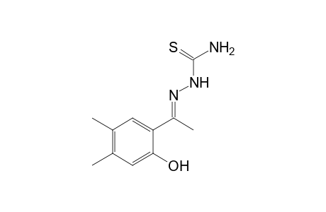 4',5'-DIMETHYL-2'-HYDROXYACETOPHENONE, THIOSEMICARBAZONE