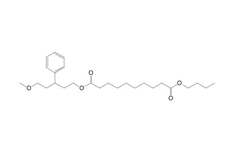 Sebacic acid, butyl 5-methoxy-3-phenylpentyl ester