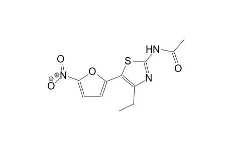 N-[4-ethyl-5-(5-nitro-2-furyl)-1,3-thiazol-2-yl]acetamide