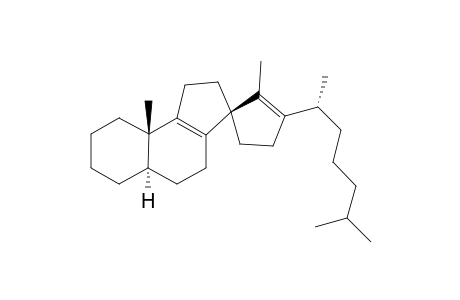 (20R)-12(13->14)-abeo-5.alpha.-cholesta-8,13(17)-diene