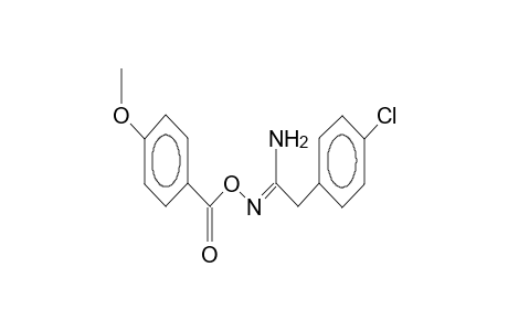 (Z)-N-(4-methoxybenzoyloxy)-2-(4-chlorophenyl)imidoamidoacetate